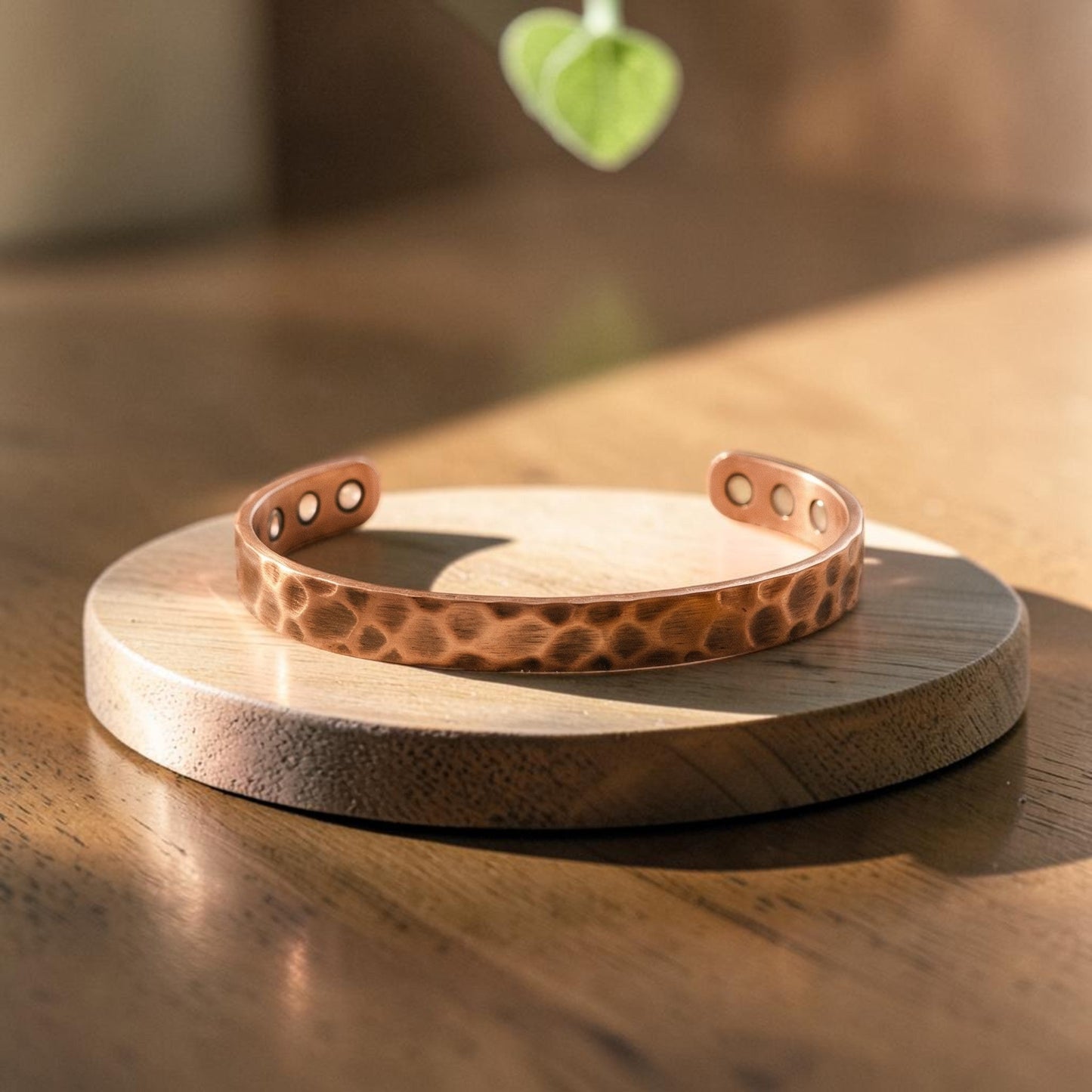 Mary's Furrow Copper Bracelet