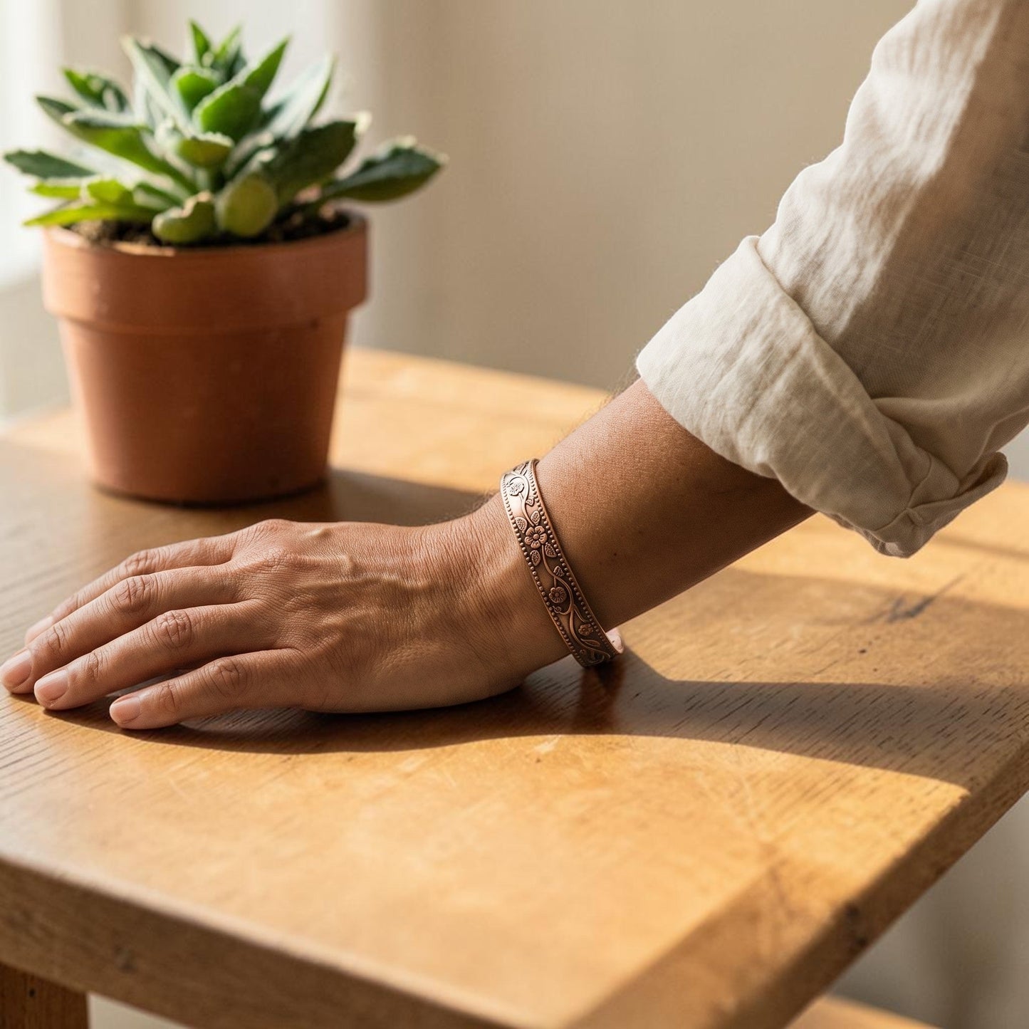 Mary's Knell Copper Bracelet