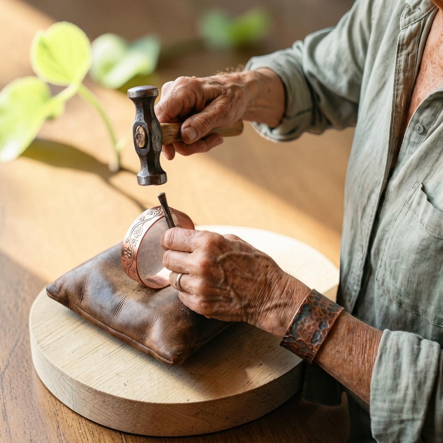 Mary's Knell Copper Bracelet