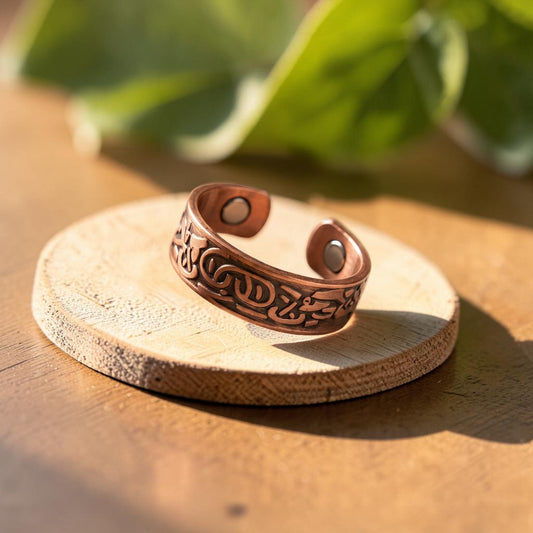 Mary's Burr Copper Ring