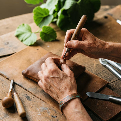 Mary's Burr Copper Ring