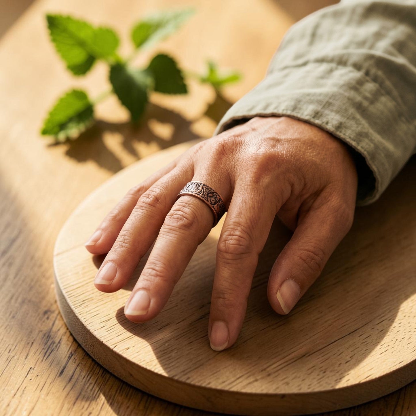 Mary's Bole Copper Ring