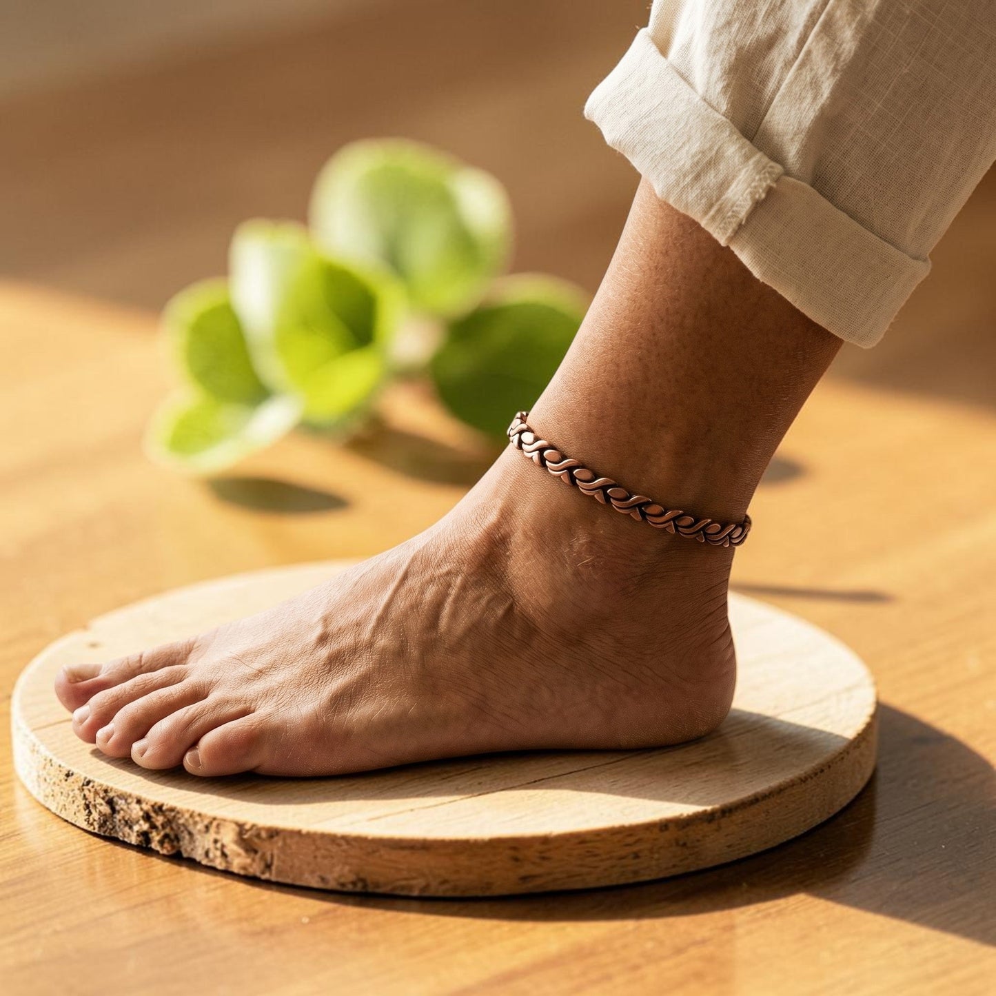 Mary's Dune Copper Anklet