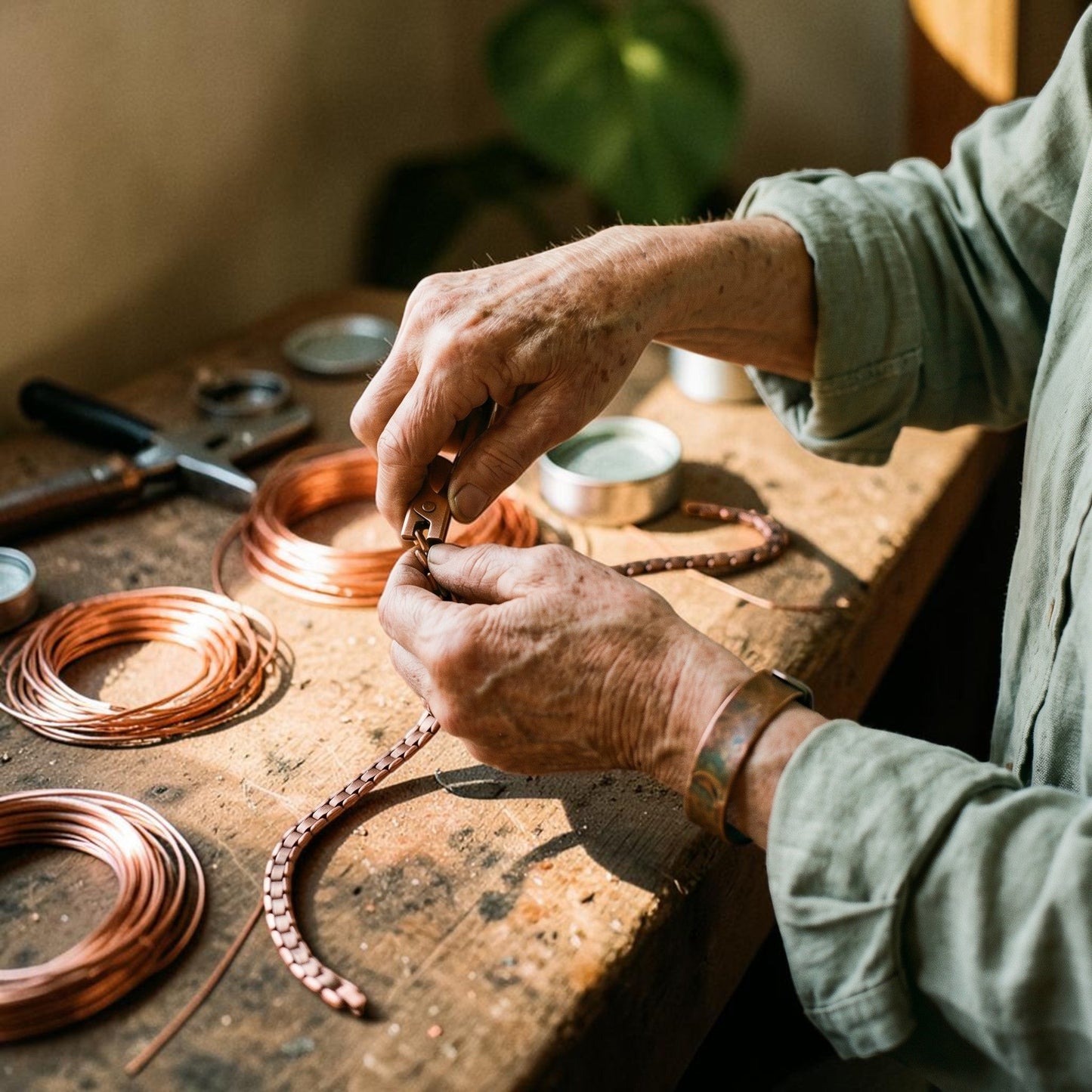 Mary's Haze Copper Necklace