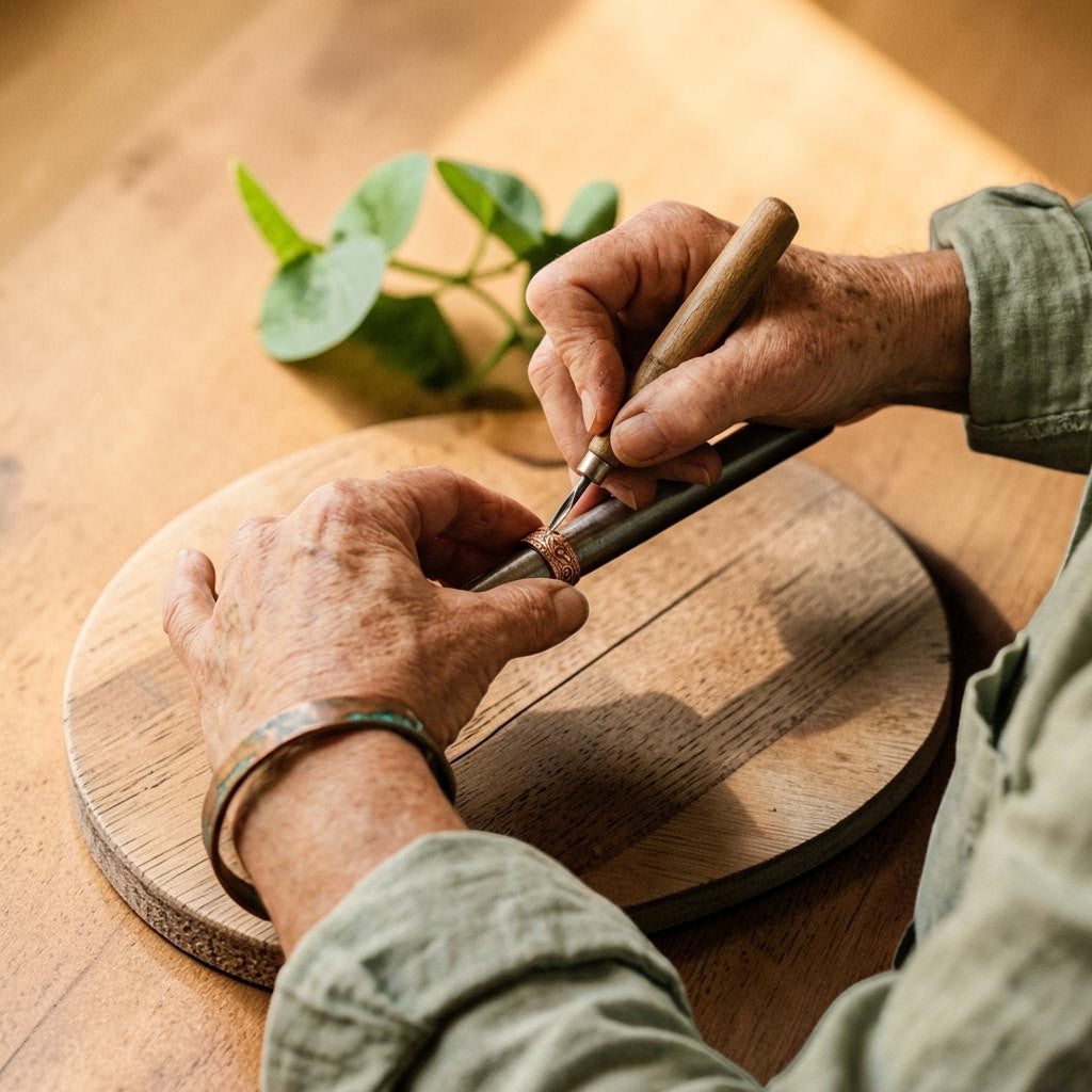 Mary's Fern Copper Ring