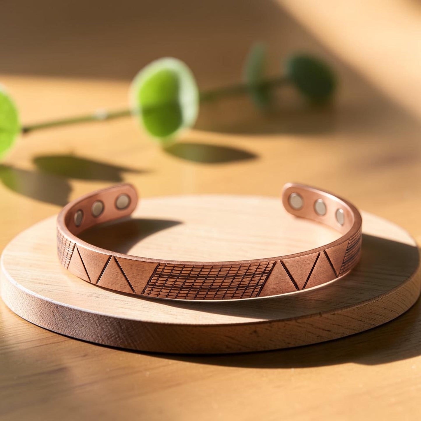 Mary's Crest Copper Bracelet