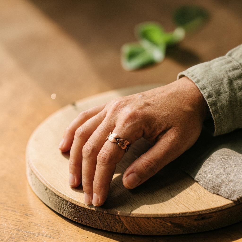 Mary's Bind Copper Ring