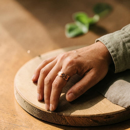 Mary's Bind Copper Ring