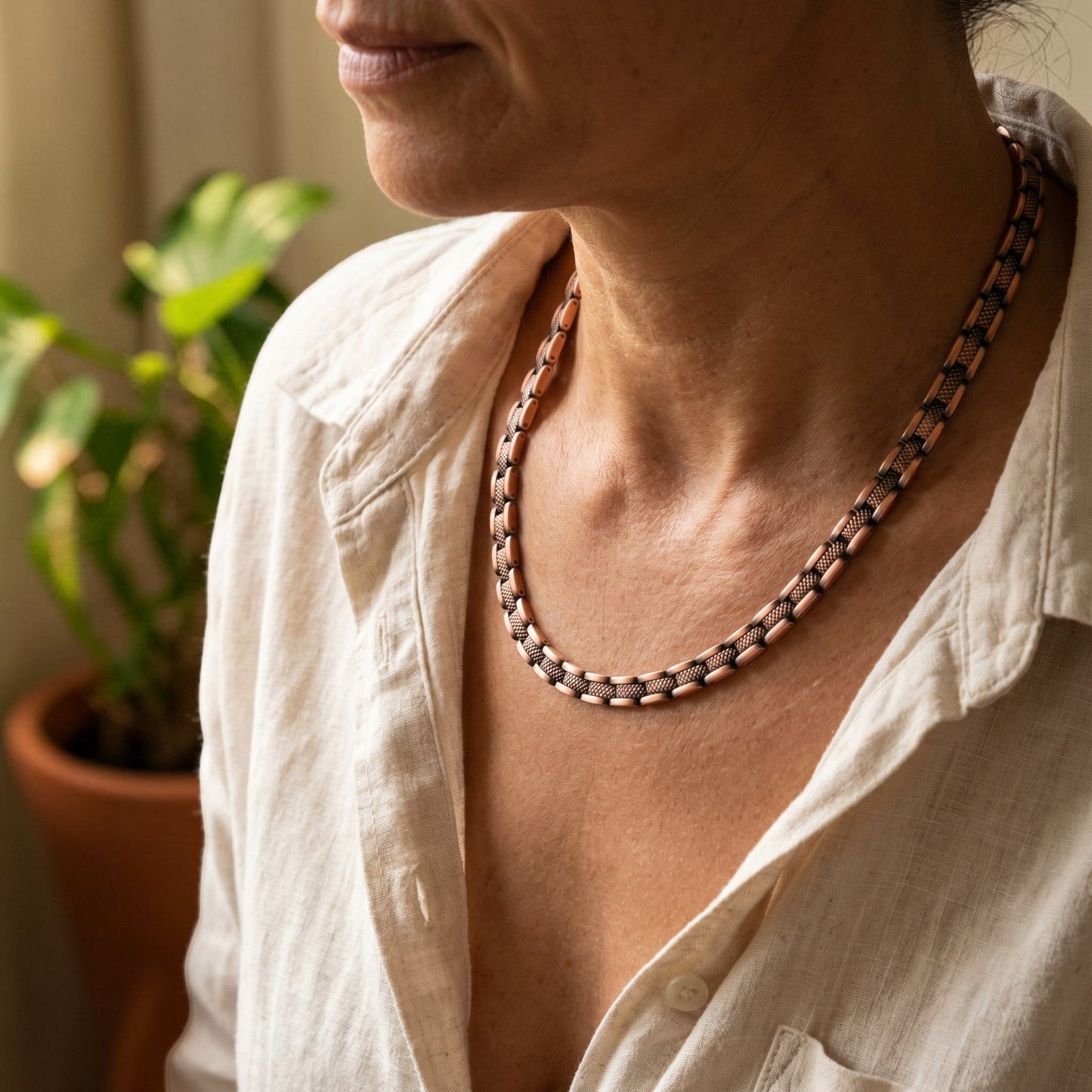 Mary's Haze Copper Necklace