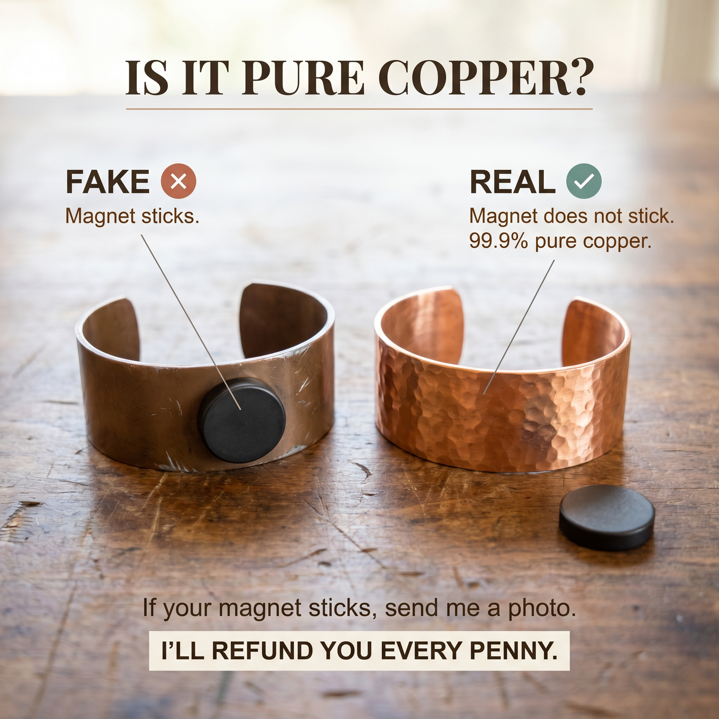 Mary's Cedar Copper Necklace