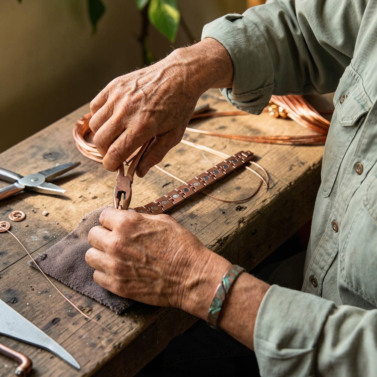 Mary's Pike Men's Copper Bracelet