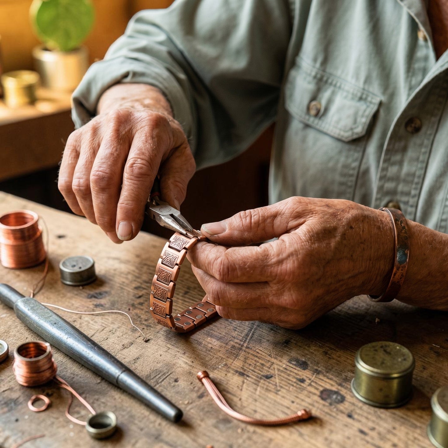Mary's Glen Men's Copper Bracelet