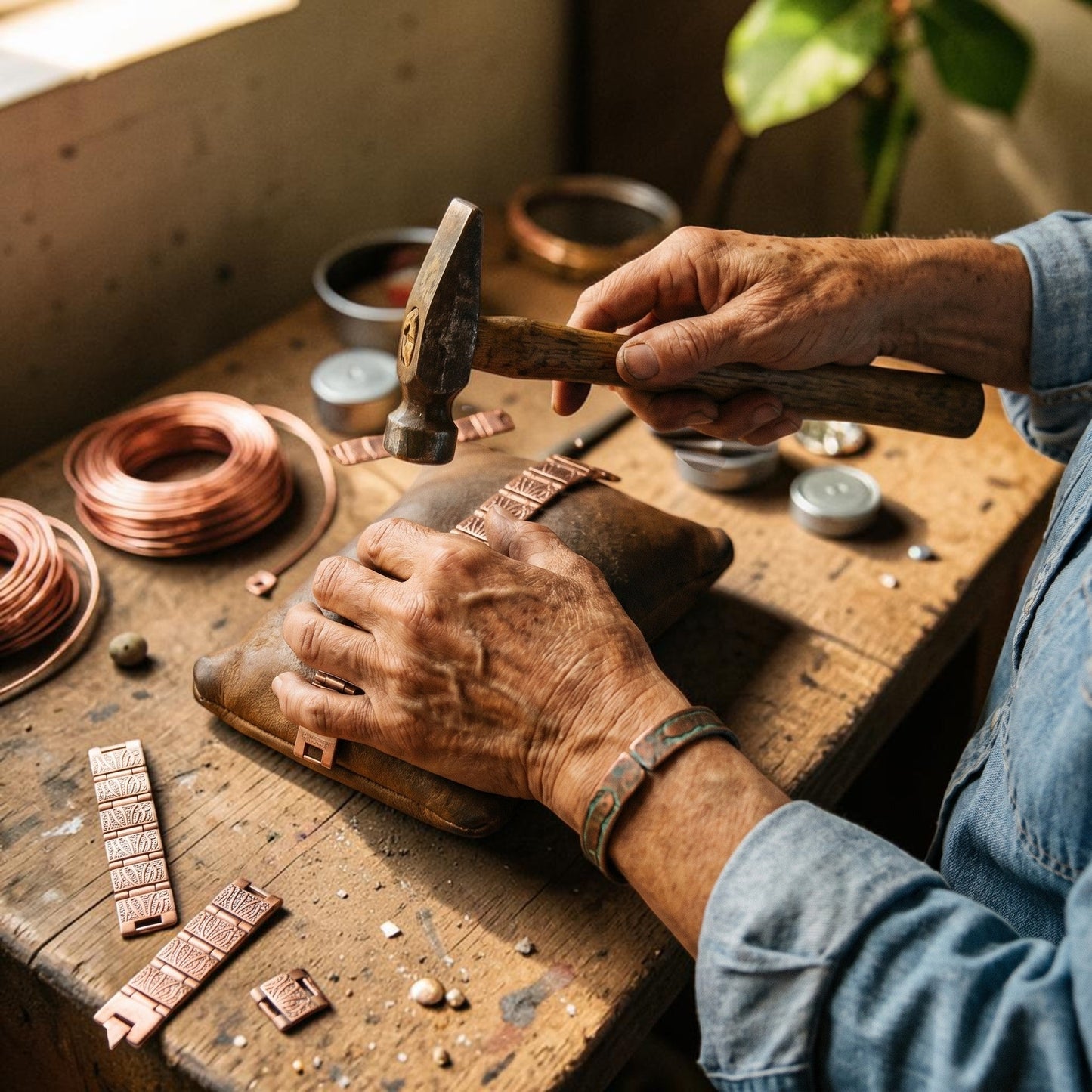 Mary's Grit Men's Copper Bracelet