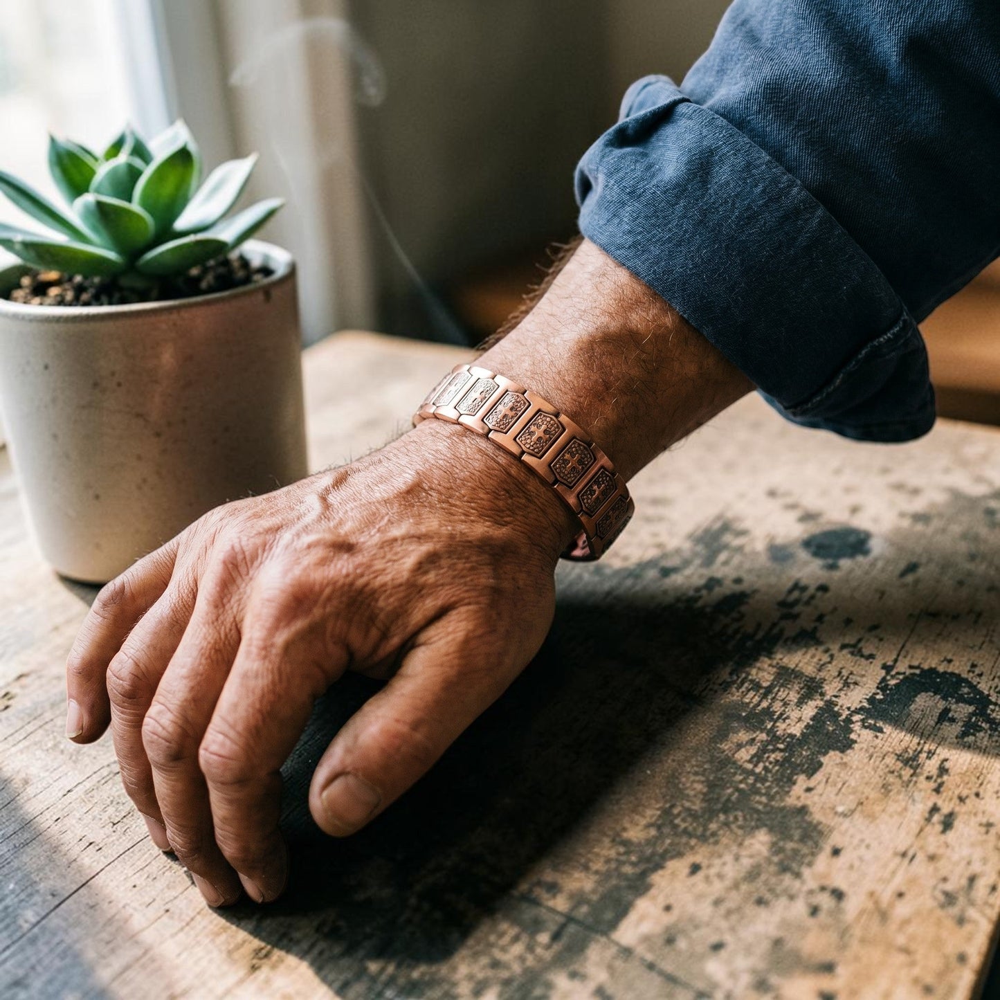 Mary's Gale Men's Copper Bracelet