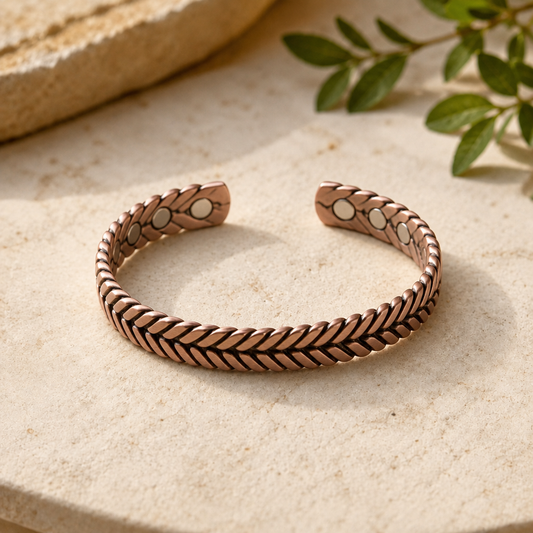 Mary's Wort Copper Bracelet