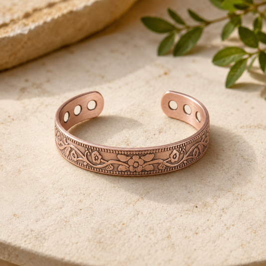 Mary's Vine Copper Bracelet