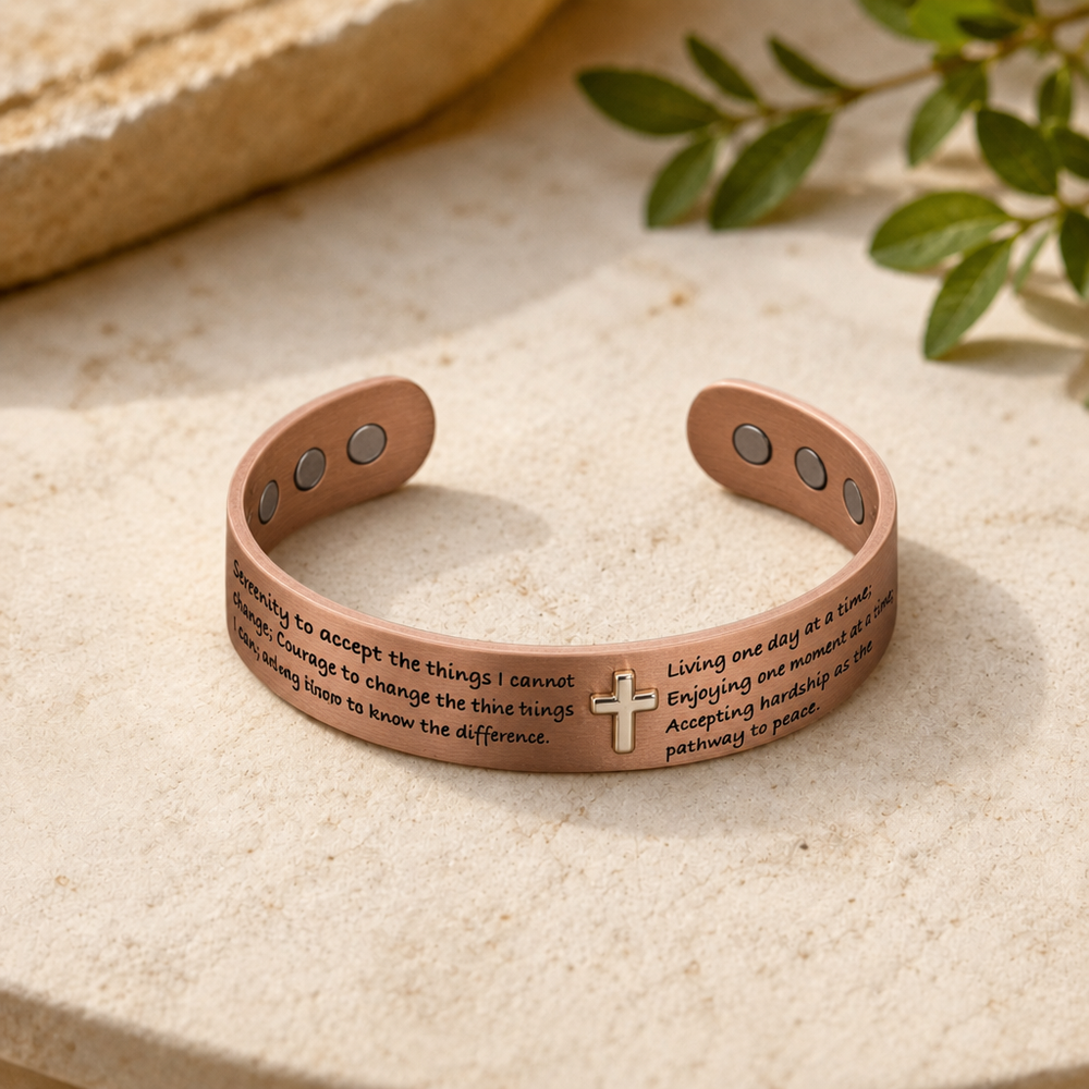 Mary's Creed Copper Bracelet