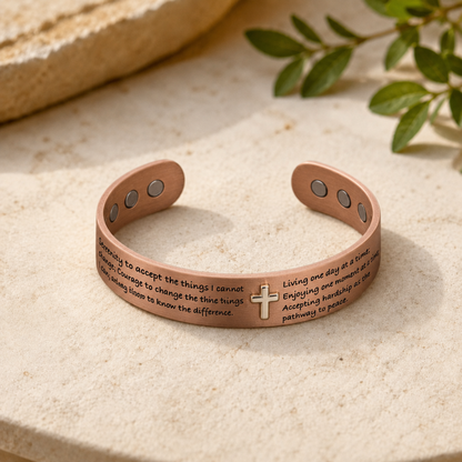 Mary's Creed Copper Bracelet