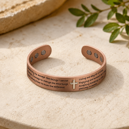 Mary's Creed Copper Bracelet