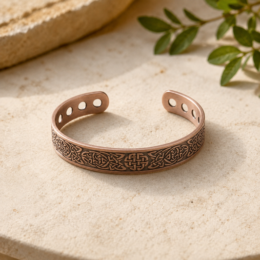 Mary's Orchis Copper Bracelet