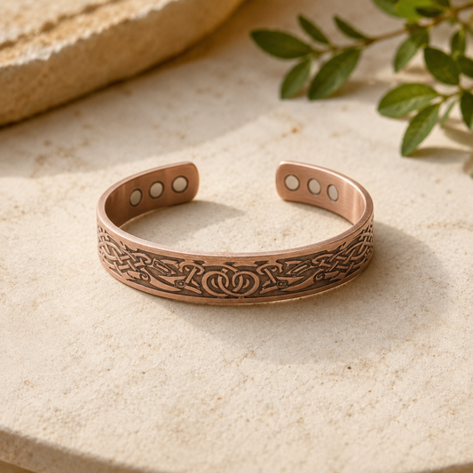 Mary's Moss Copper Bracelet