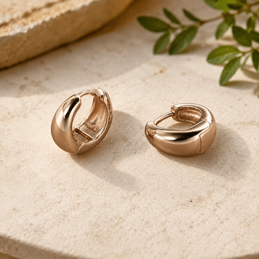 Mary's Hull Copper Earrings