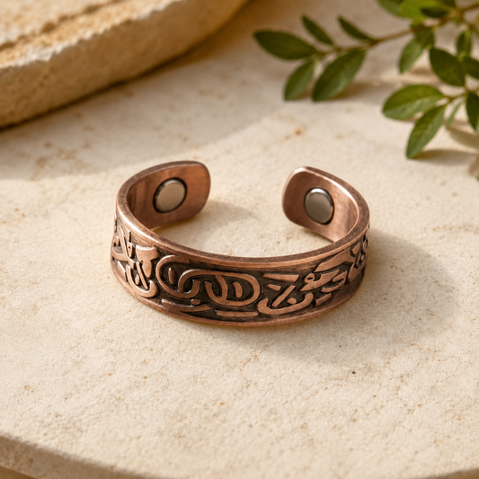 Mary's Burr Copper Ring