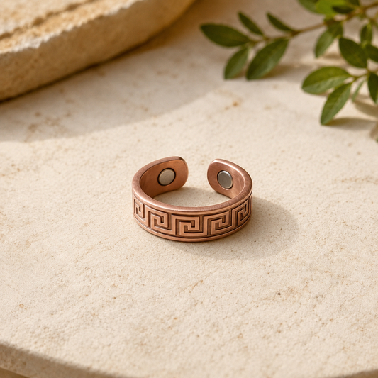 Mary's Farao Copper Ring