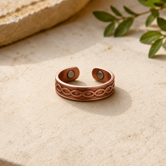 Mary's Char Copper Ring