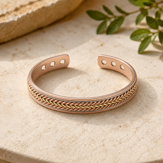 Mary's Weave Copper Bracelet