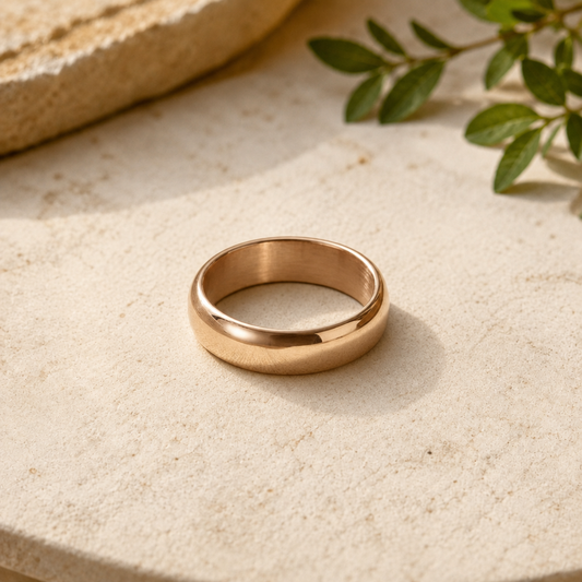 Mary's Plain Copper Ring