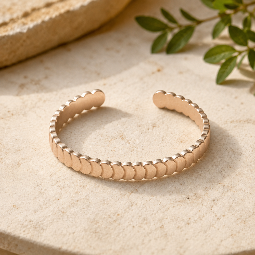 Mary's Tide Copper Bracelet