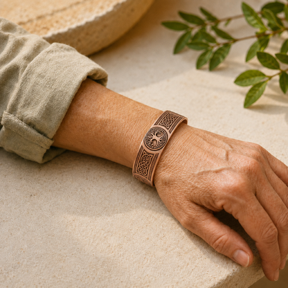 Mary's Bough Copper Bracelet