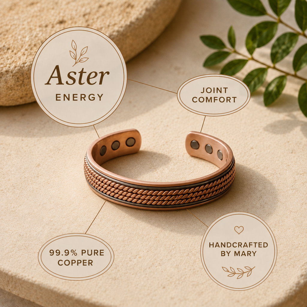 Mary's Aster Copper Bracelet