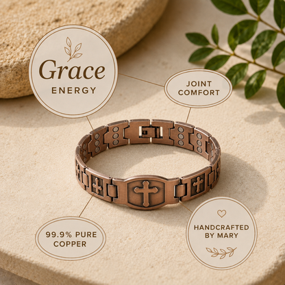 Mary's Grace Copper Bracelet