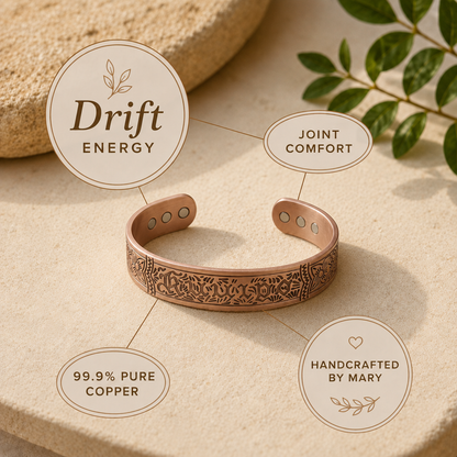 Mary's Drift Copper Bracelet