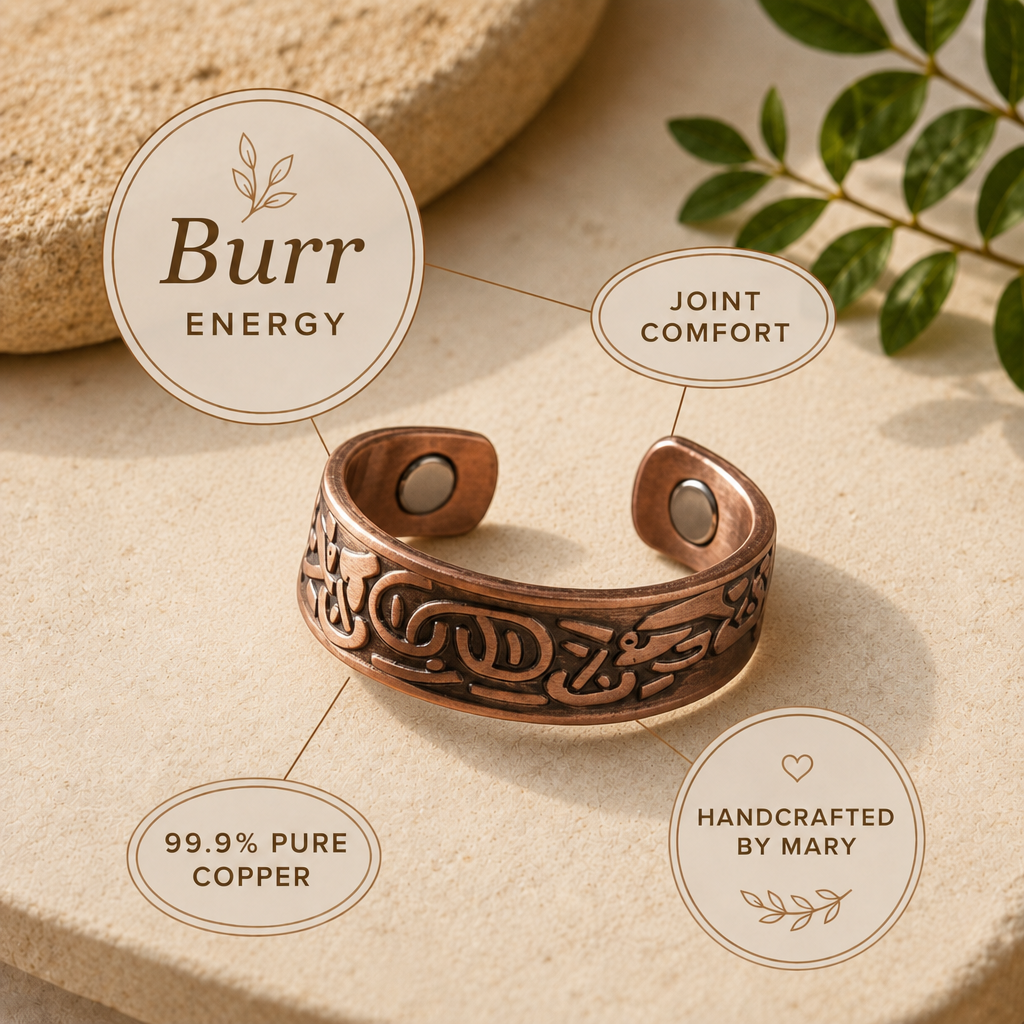Mary's Burr Copper Ring