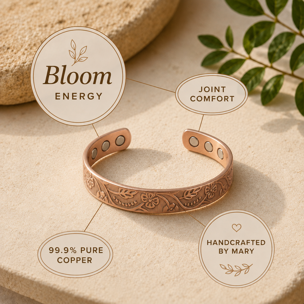 Mary's Bloom Copper Bracelet