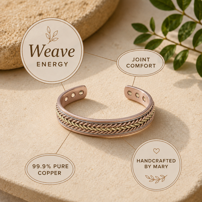 Mary's Weave Copper Bracelet