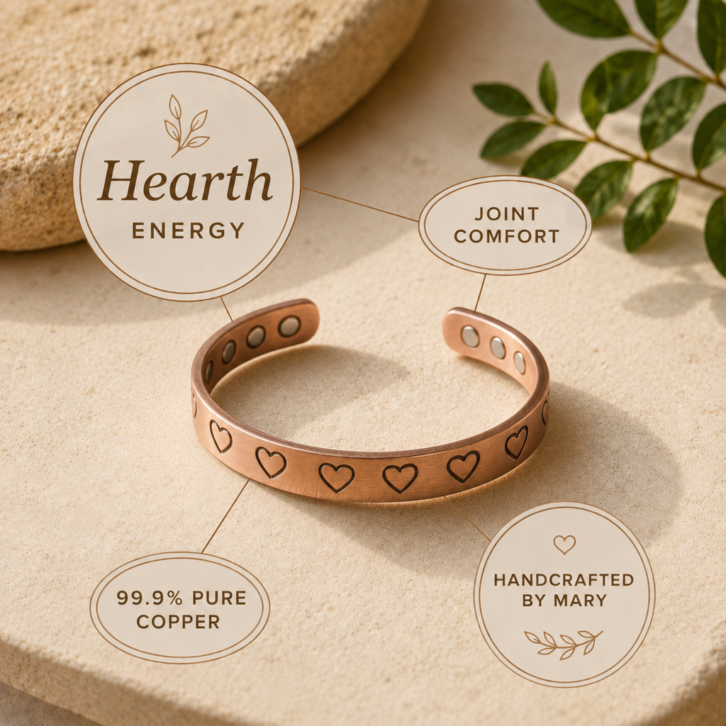 Mary's Hearth Copper Bracelet