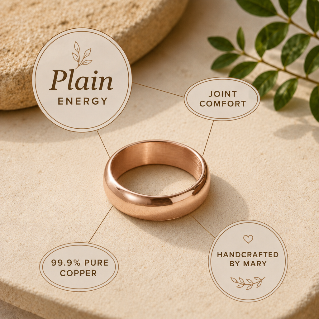 Mary's Plain Copper Ring