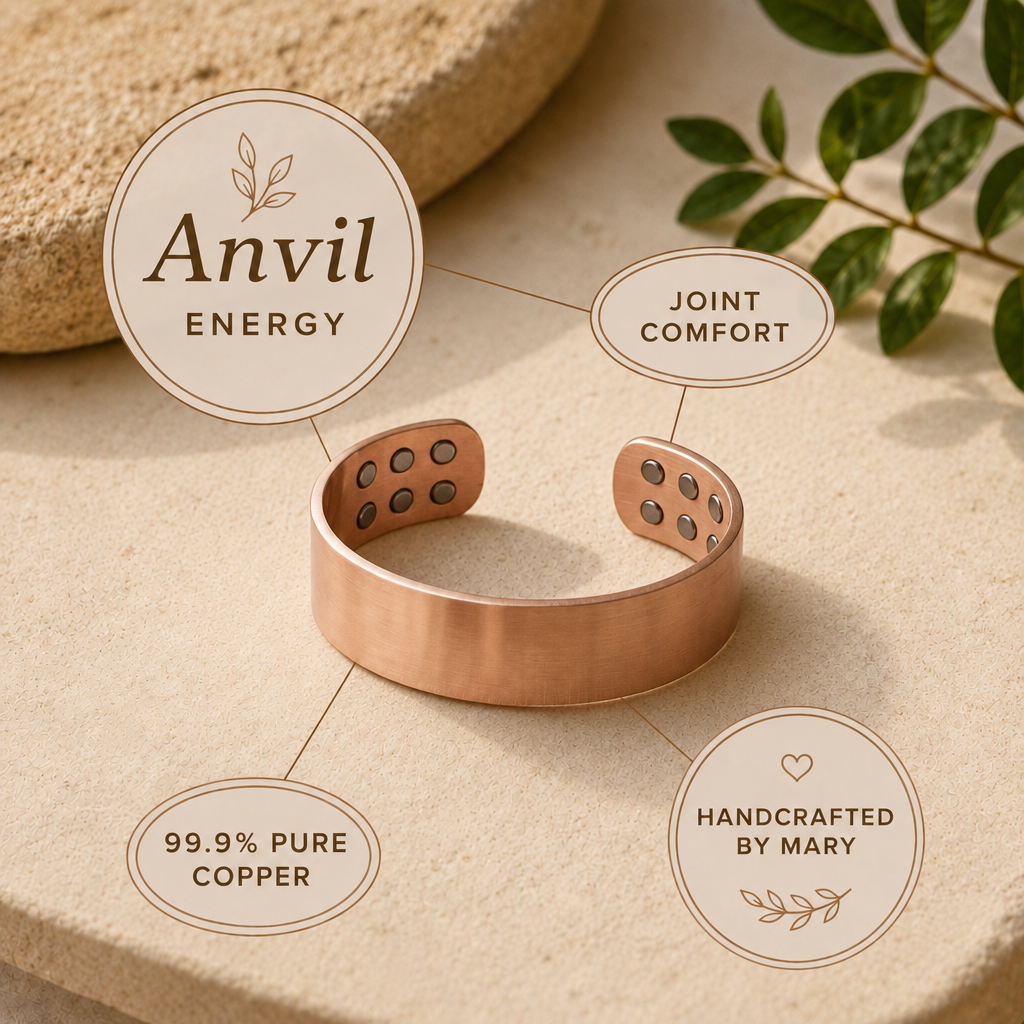 Mary's Anvil Copper Bracelet