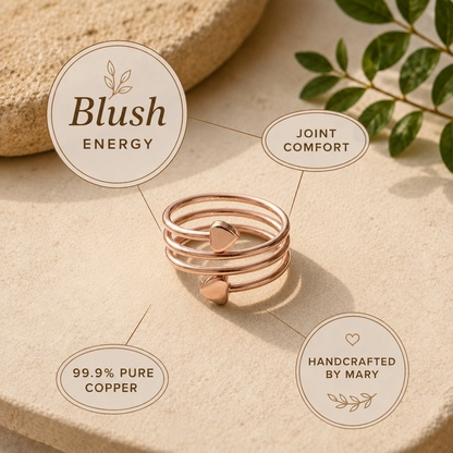 Mary's Blush Copper Ring