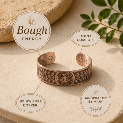 Mary's Bough Copper Bracelet
