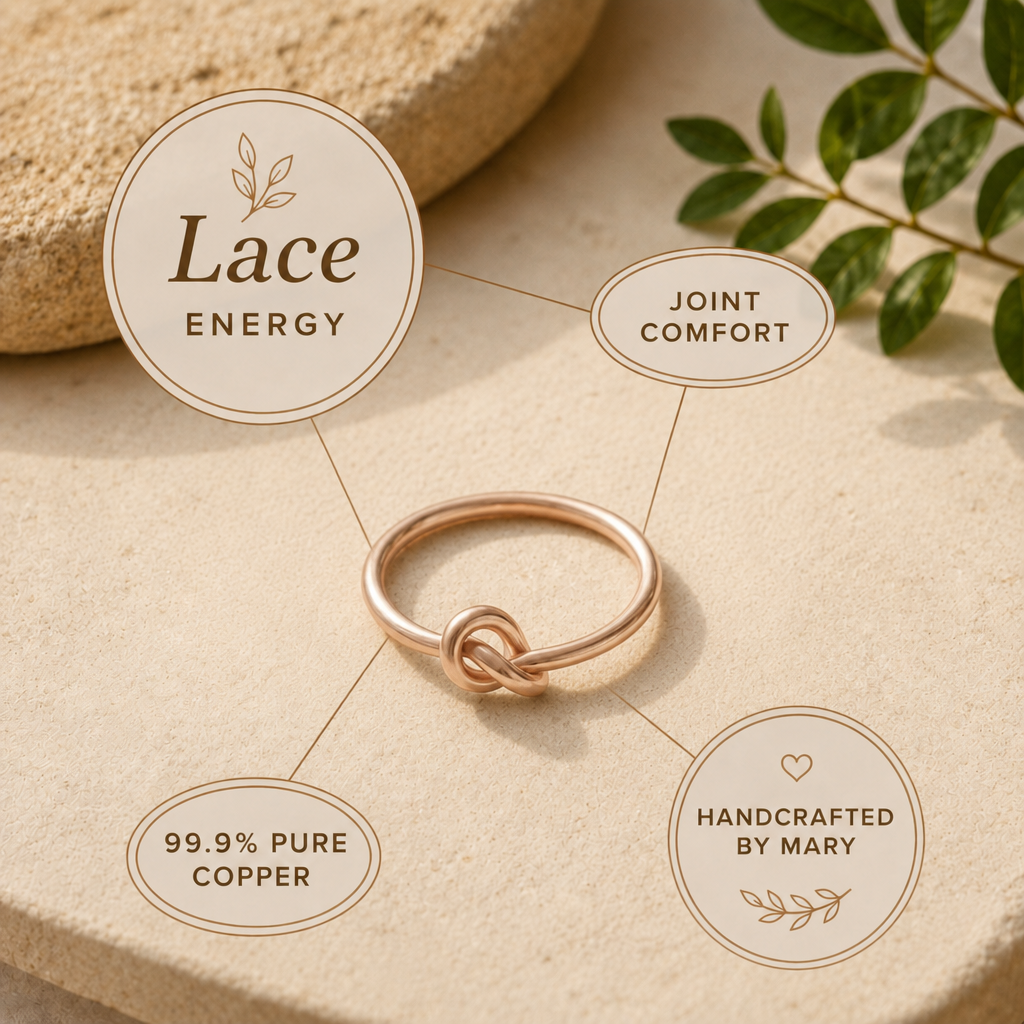 Mary's Lace Copper Ring