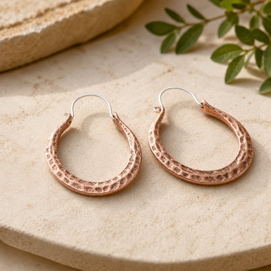 Mary's Ember Copper Earrings