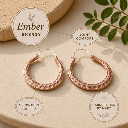 Mary's Ember Copper Earrings