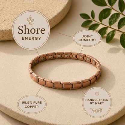 Mary's Shore Copper Anklet