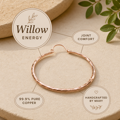 Mary's Willow Copper Earrings