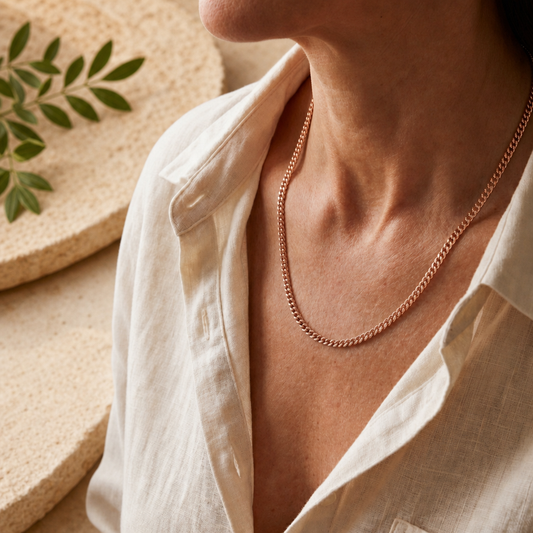 Mary's Chain Copper Necklace